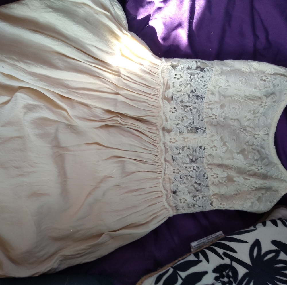 Adorable cream dress